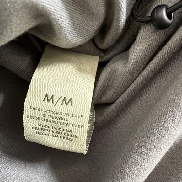 Mossy Oak EHG Elite Medium Full Zip Wool Blend Jacket Coat Mid Weight Outdoor - Picture 6 of 7